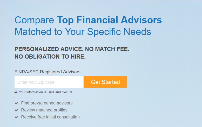 Compare top Financial Advisors Matched to your Specific Needs At WiserAdvisor